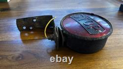Vintage Stop Brake Light Glass Lens Motorcycle Hot Rod Accessory Dated 1943