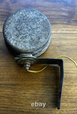 Vintage Stop Brake Light Glass Lens Motorcycle Hot Rod Accessory Dated 1943