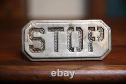 Vintage Stop Brake Light Glass Lens Motorcycle Hot Rod Rat Rod Accessory