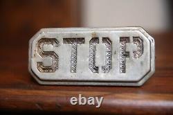 Vintage Stop Brake Light Glass Lens Motorcycle Hot Rod Rat Rod Accessory