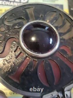 Vintage Stop Brake Light Glass Lens Motorcycle Hot Rod Rat Rod Accessory