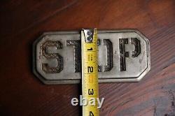 Vintage Stop Brake Light Glass Lens Motorcycle Hot Rod Rat Rod Accessory