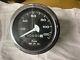 Vintage Sun 120 Mph Black & White 3 1/2 Speedometer Gauge