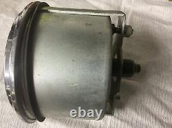 Vintage Sun 120 Mph Black & White 3 1/2 Speedometer Gauge