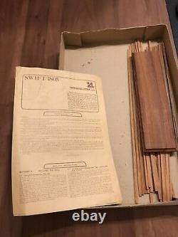 Vintage Swift Virginia Pilot Boat 1805 Kit Wood 150 For Parts READ