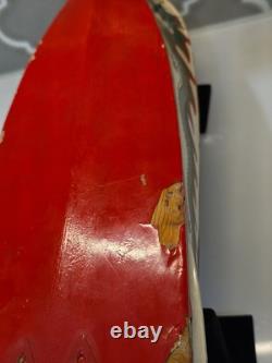 Vintage TMY ITO Dragon Wooden Speed Boat Motor-Battery Op Parts or Repair