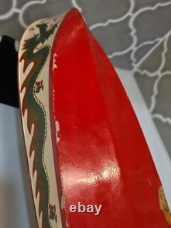 Vintage TMY ITO Dragon Wooden Speed Boat Motor-Battery Op Parts or Repair