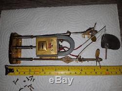 Vintage TMY Japan 1950`s Toy Boat Twin Screw Inboard Electric Parts Working