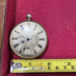 Vintage T. F. Cooper London Engraved Pocket Watch Fix Parts Repair