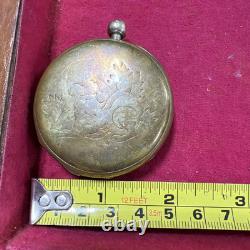 Vintage T. F. Cooper London Engraved Pocket Watch Fix Parts Repair