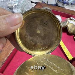 Vintage T. F. Cooper London Engraved Pocket Watch Fix Parts Repair