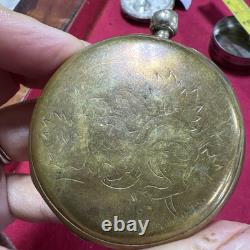 Vintage T. F. Cooper London Engraved Pocket Watch Fix Parts Repair