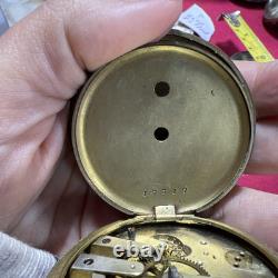 Vintage T. F. Cooper London Engraved Pocket Watch Fix Parts Repair
