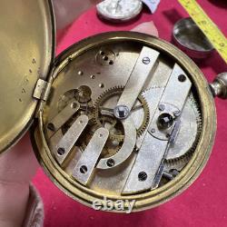 Vintage T. F. Cooper London Engraved Pocket Watch Fix Parts Repair