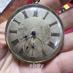 Vintage T. F. Cooper London Engraved Pocket Watch Fix Parts Repair