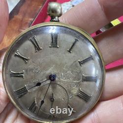 Vintage T. F. Cooper London Engraved Pocket Watch Fix Parts Repair