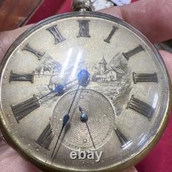 Vintage T. F. Cooper London Engraved Pocket Watch Fix Parts Repair