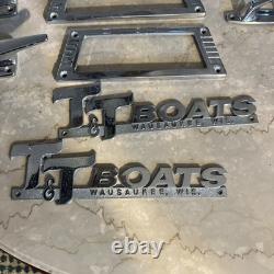 Vintage T&T Boats Wausukee Wis. Wooden Boat Parts (Look)
