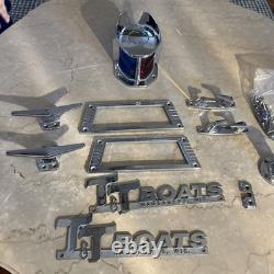 Vintage T&T Boats Wausukee Wis. Wooden Boat Parts (Look)