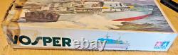 Vintage Tamiya 1/72 Vosper Fast Patrol Boat Kit 7201 Open box, parts in bags