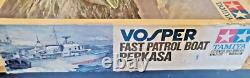 Vintage Tamiya 1/72 Vosper Fast Patrol Boat Kit 7201 Open box, parts in bags