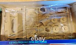 Vintage Tamiya 1/72 Vosper Fast Patrol Boat Kit 7201 Open box, parts in bags