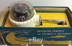 Vintage Taylor Instruments Navigational Compass Model 2957 Self-Illuminated NOS