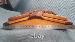 Vintage Teak Glass Skylight Butterfly Hatch Varnished Traditional Boat Parts