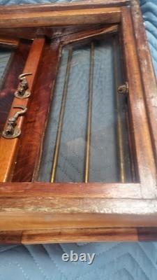 Vintage Teak Glass Skylight Butterfly Hatch Varnished Traditional Boat Parts