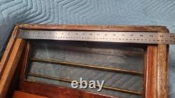 Vintage Teak Glass Skylight Butterfly Hatch Varnished Traditional Boat Parts