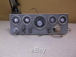 Vintage Teleflex Boat Marine Instrument Panel Dash Gauge Cluster FREE SHIPPING