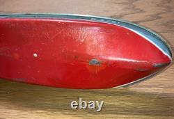 Vintage Tin Litho San Marusan Japan P5701 Pt Boat For Parts Display