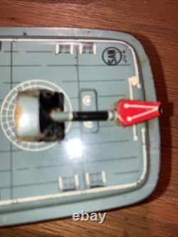 Vintage Tin Litho San Marusan Japan P5701 Pt Boat For Parts Display