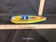 Vintage Tin Litho Toy Boat Yacht No Motor Parts Or Repair Only