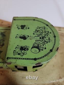 Vintage Tin Windup Bettsy Green # 165 Toys 26 Sidewheel Boat Parts /Repair