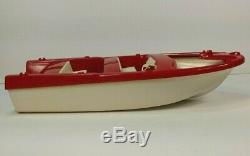 Vintage Tonka Clipper Toy Boat And Trailer Parts Only AS IS Plastic Broken 1960s