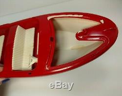 Vintage Tonka Clipper Toy Boat And Trailer Parts Only AS IS Plastic Broken 1960s
