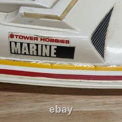 Vintage Tower Hobbies Turbo Vee RC Boat Only For Parts/Display