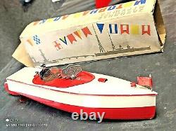 Vintage Toy Boat Lmz 1960'kater' Leningradski Zavod Orig. Item Cccp Ussr Parts