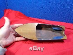 Vintage Toy Boat & Motor Sold For Parts Or Restoration