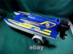 Vintage Toy Nylint SUV, Boat, Motor, Trailer Battery Operated NAPA Auto Parts