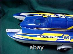 Vintage Toy Nylint SUV, Boat, Motor, Trailer Battery Operated NAPA Auto Parts