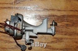 Vintage Toy Out Board Boat Engine For Parts Only Signe Electric 22 Marked Japan
