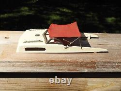 Vintage Toy Wooden Boat with Top & Most of Electric Outboard Motor (Parts)