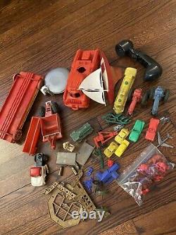 Vintage Toy lot Cars Tin Etc. Parts Auburn MPC 60s Army Cots Boat