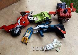 Vintage Transformers LOT SOLD AS IS PARTS REPAIR BOAT SHUTTLE OPTIMUS POWER