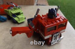 Vintage Transformers LOT SOLD AS IS PARTS REPAIR BOAT SHUTTLE OPTIMUS POWER