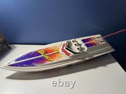 Vintage Traxxas Marine Systems 21 Blast RC Boat Untested For Parts Or Repair