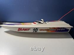 Vintage Traxxas Marine Systems 21 Blast RC Boat Untested For Parts Or Repair