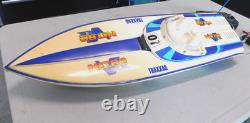 Vintage Traxxas Nitro Vee Boat For Parts Or Repair